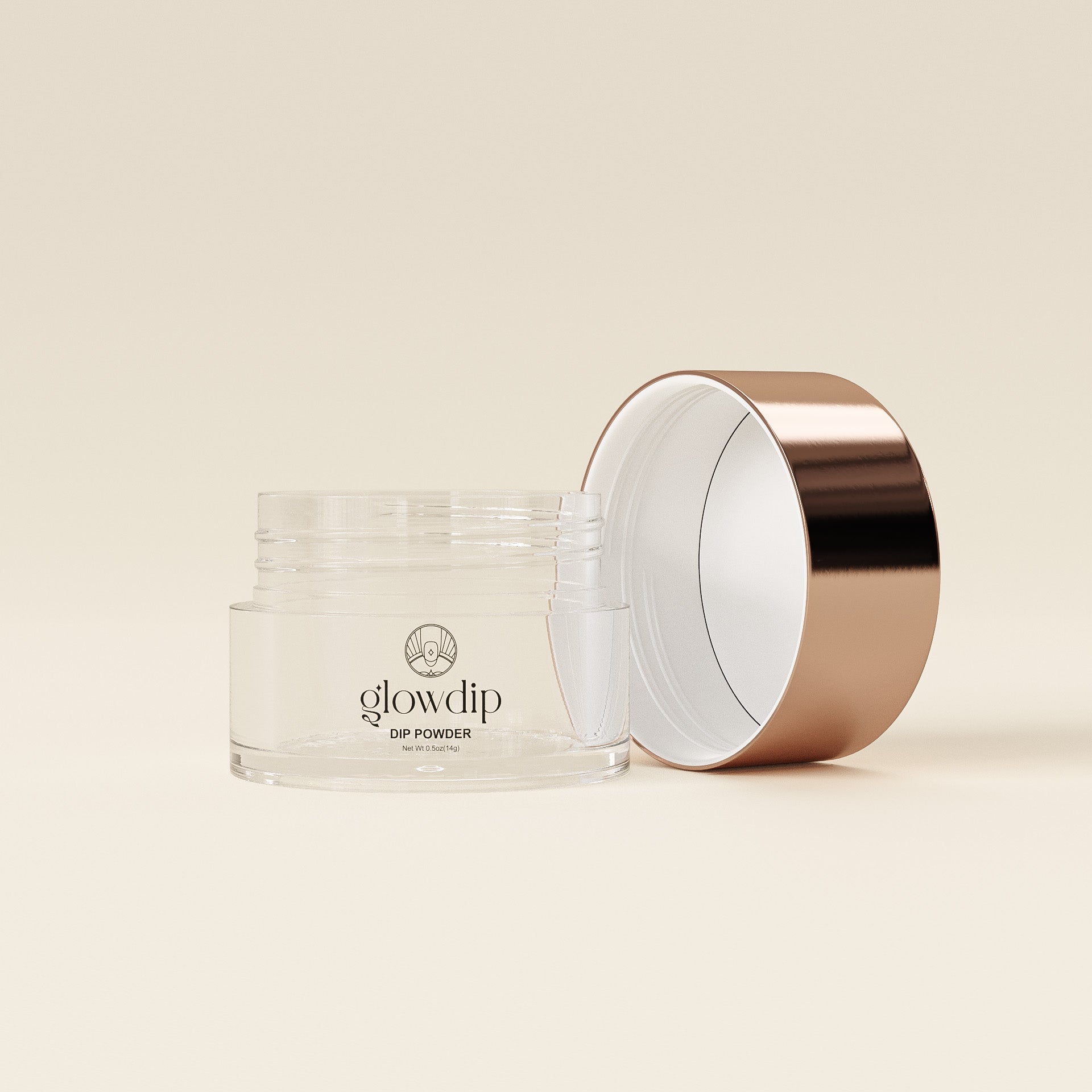 Empty Jar Of Dipping Powder