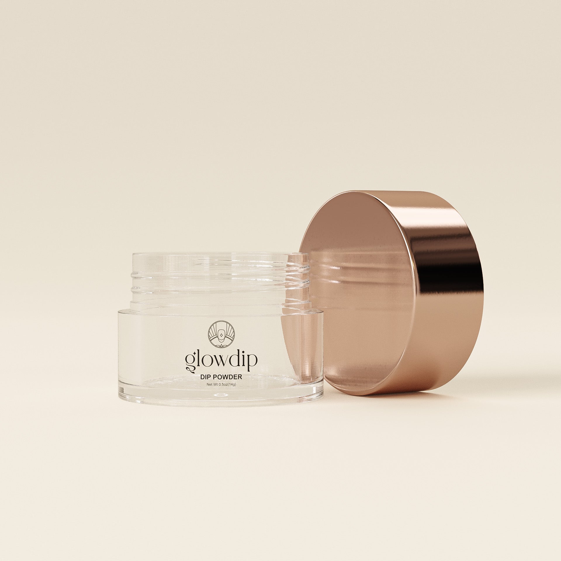 Empty Jar Of Dipping Powder