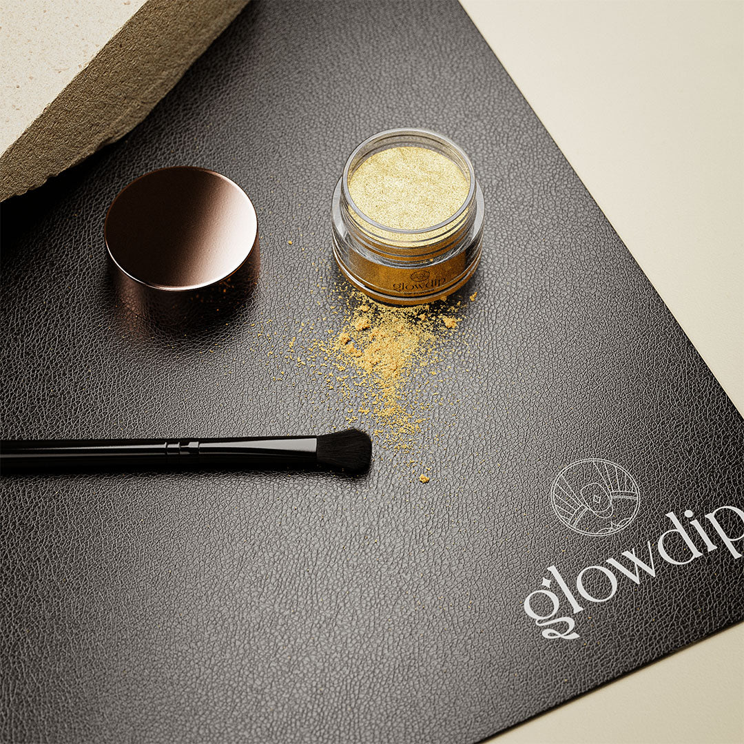 Goldglitzerpulver