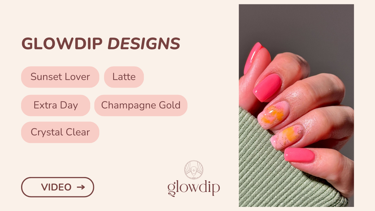 Sunset Lover + Latte + Extra Day + Champagne Gold + Crystal Clear