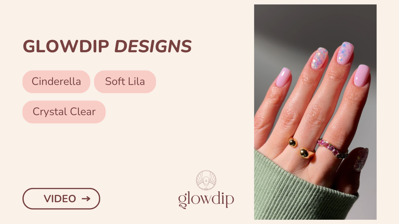 Cinderella + Soft Lila + Crystal Clear