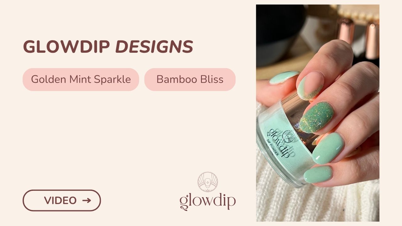Golden Mint Sparkle + Bamboo Bliss
