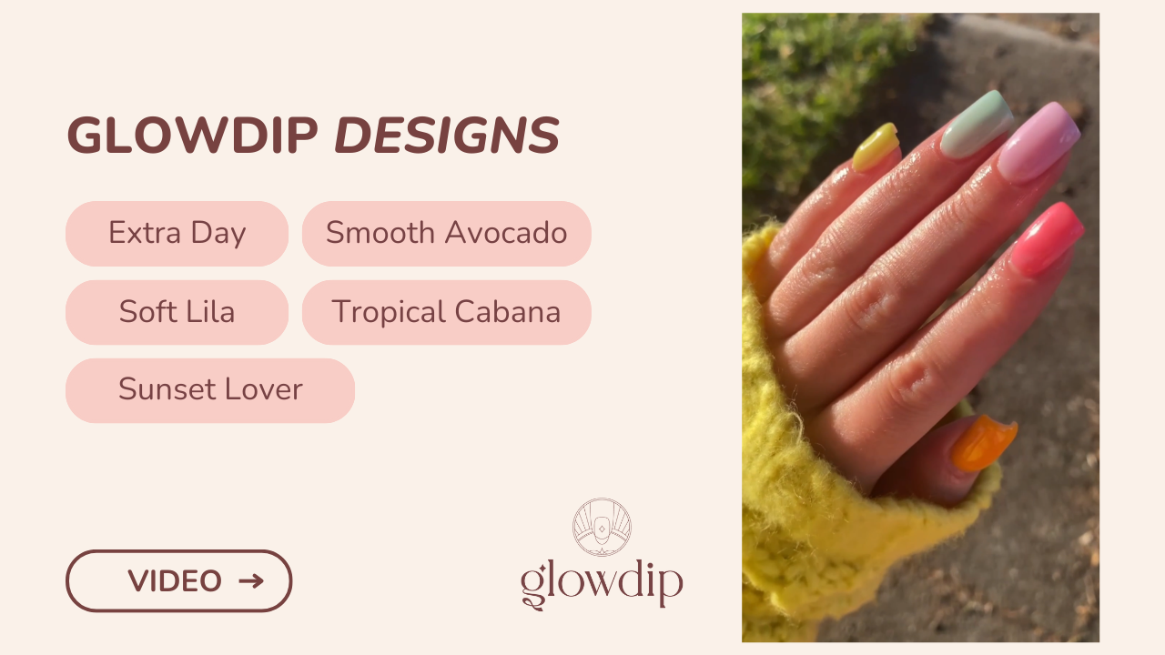 Extra Day + Soft Lila + Tropical Cabana + Smooth Avocado + Sunset Lover - Kaleidoscope Kiss