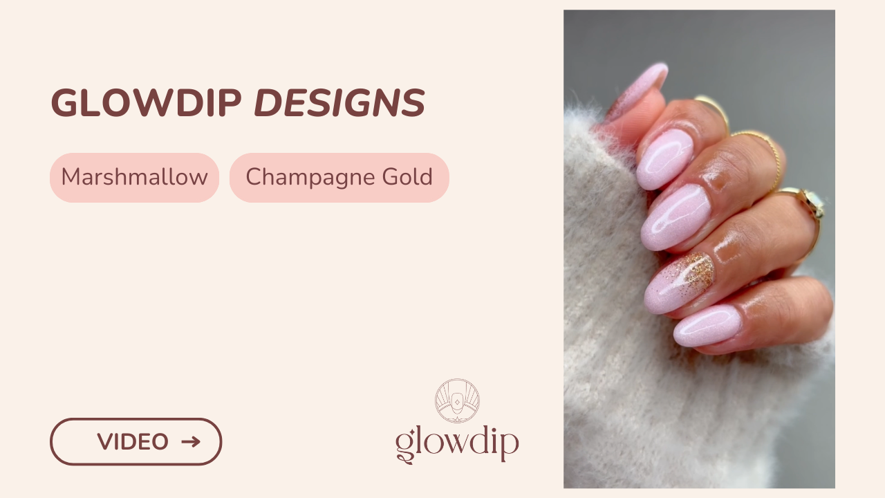 Marshmallow + Champagne Gold - Blush and bling