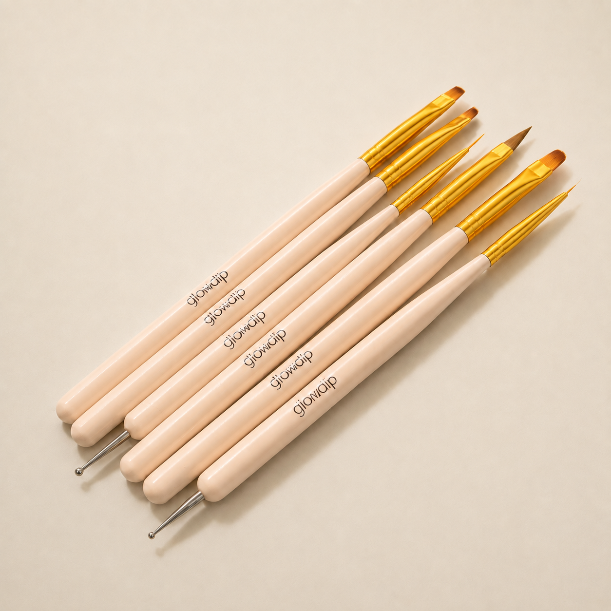 Nail Art Brush Set (6 pieces)